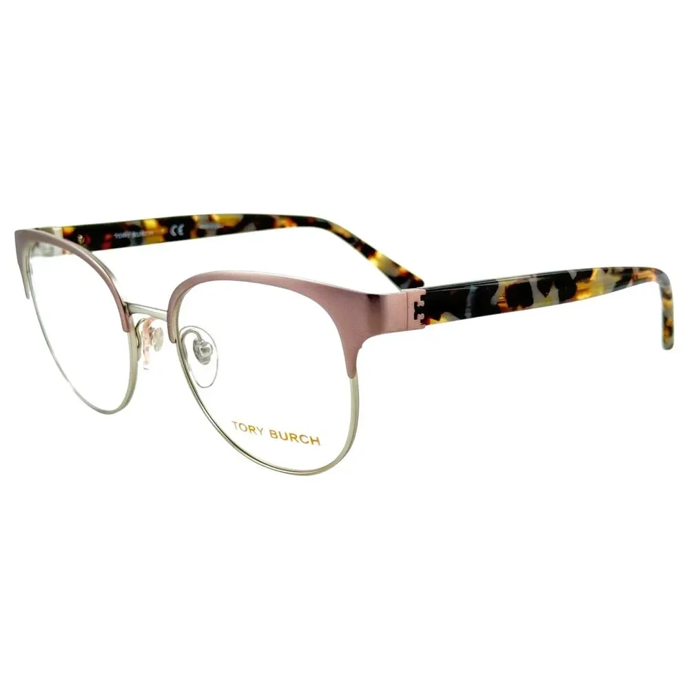 Tory Burch TY1054 Womens Metal Eyeglass Frame 3230 Morning Fog Silver 50-18
